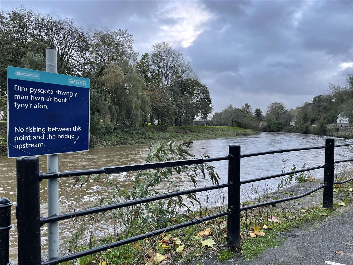 The River Cleddau in Haverfordwest (Bronwen Weatherby/PA)