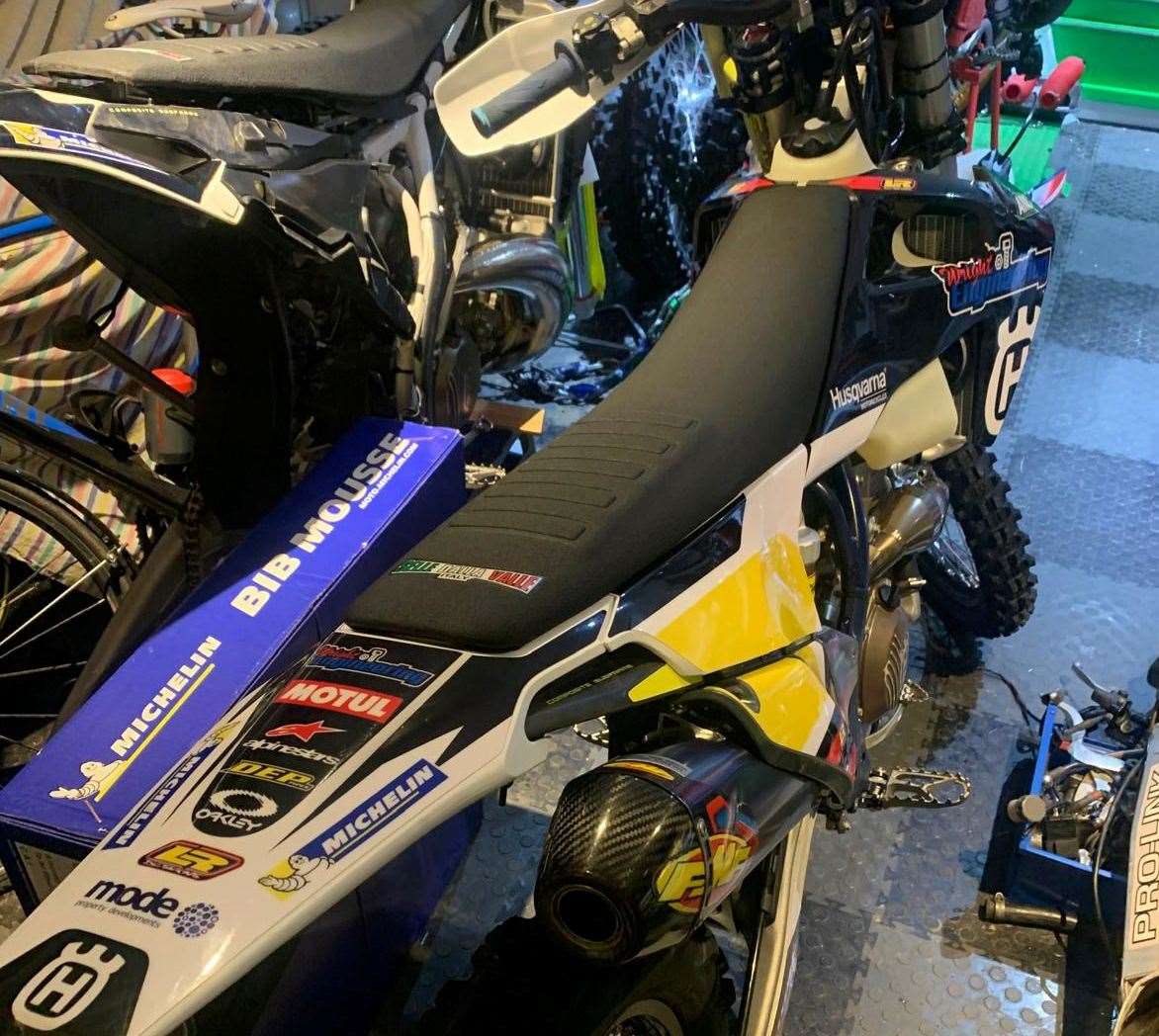 Several motorbikes were taken within the space of a week. Picture: Kent Police