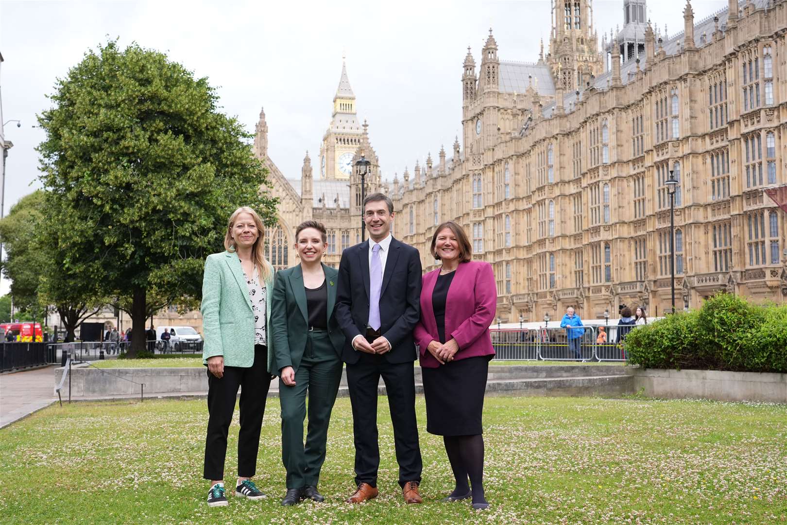 The general election saw the Greens quadruple their number of MPs and come second in 40 seats (Ian West/PA)