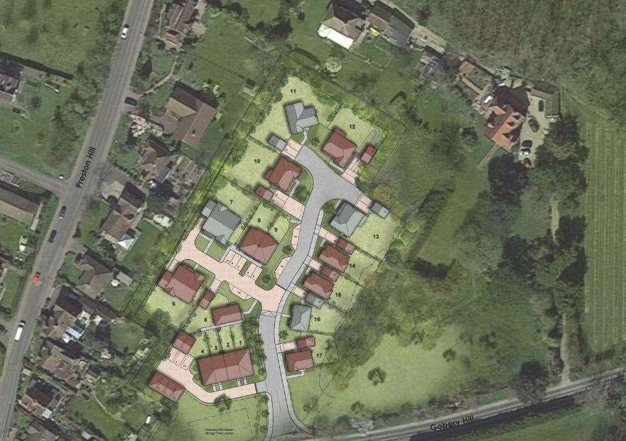 A CGI and bird's eye view of how the proposed development could look. Picture: On Architecture