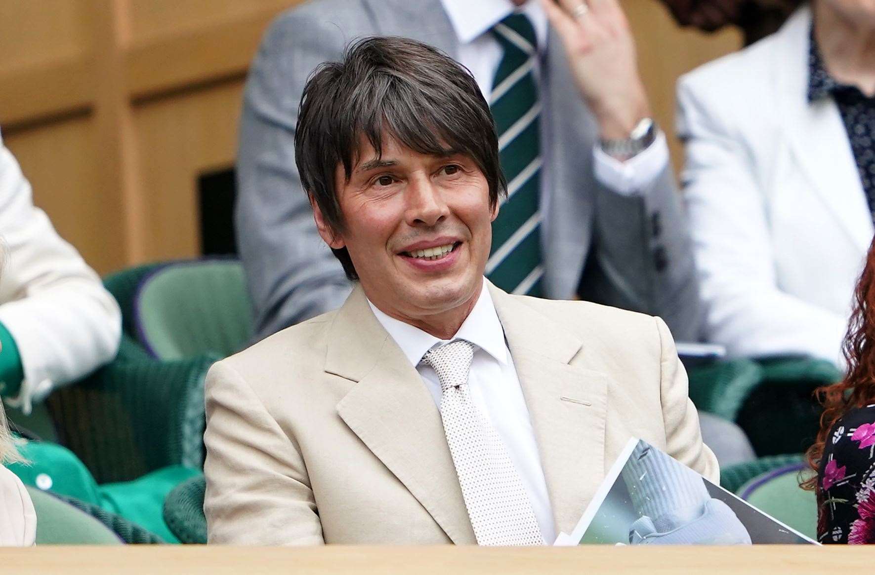 Brian Cox in the royal box (Zac Goodwin/PA)