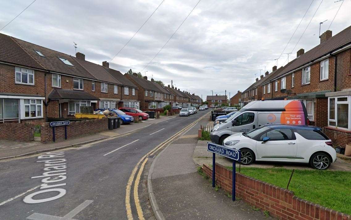 Orchard Road, Swanscombe. Image: Google maps.