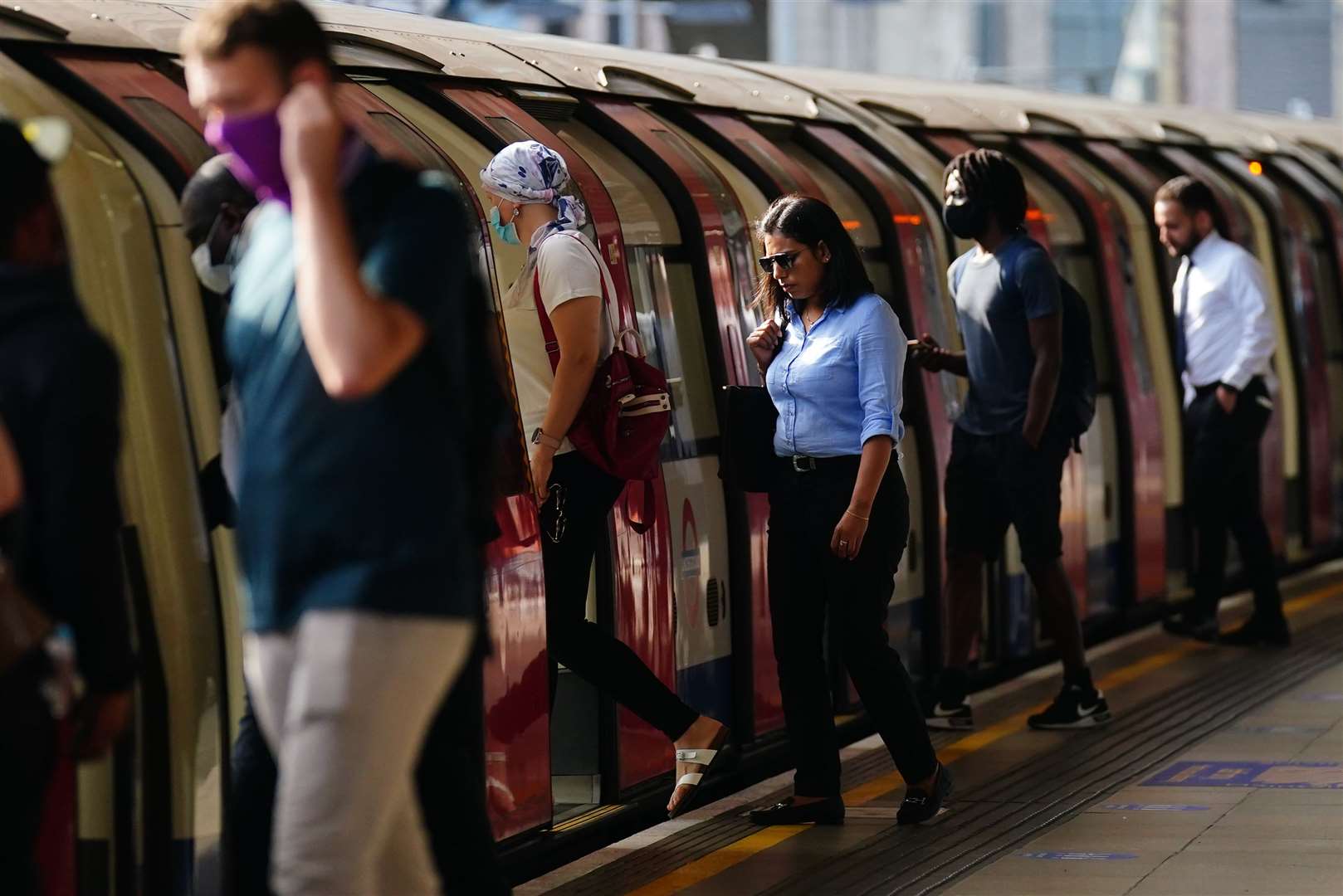 The Government’s decision to ease restrictions on mask wearing was replaced with guidance (Victoria Jones/PA)