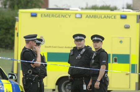 The scene at the recreation ground in Westmeads Road, Whitstable