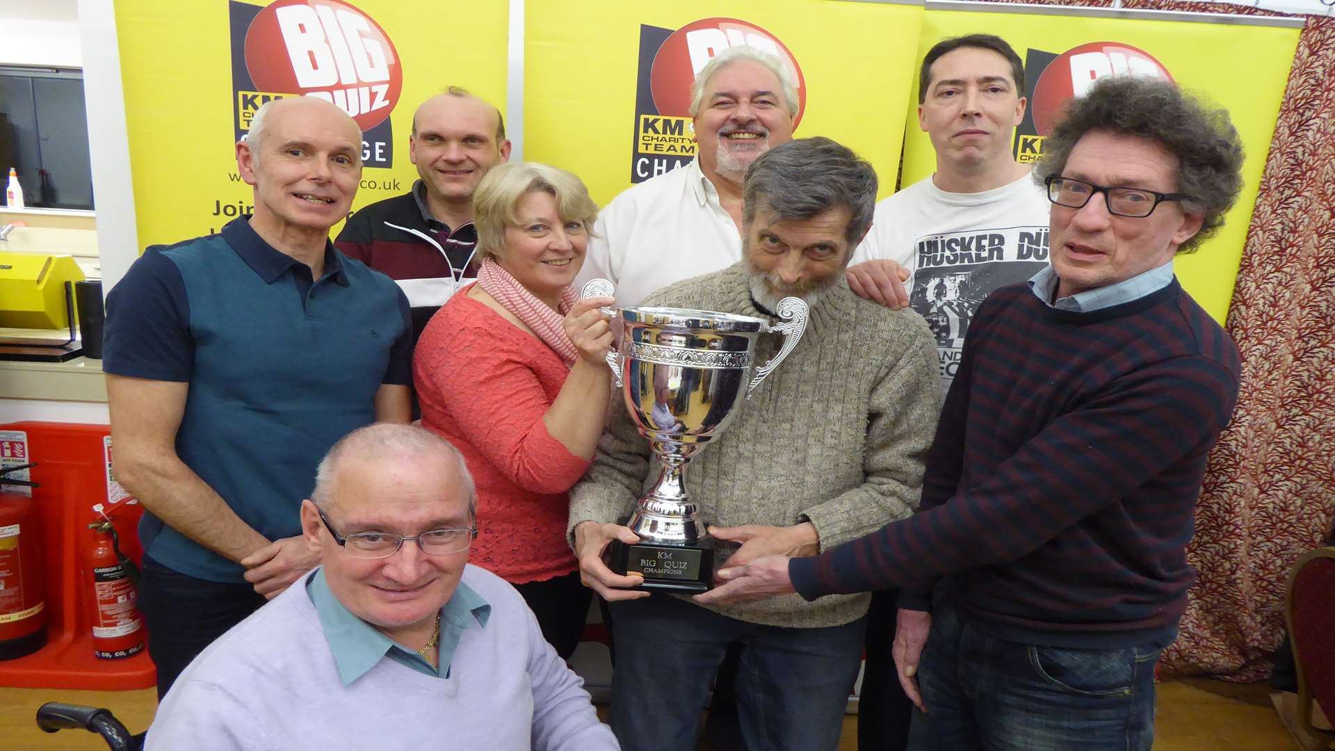 Medway-based Supernova won the 2017 KM Big Charity Quiz county final.