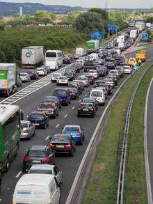 Crash on the M20 Junction Four, Saturday, July 17, 2010.