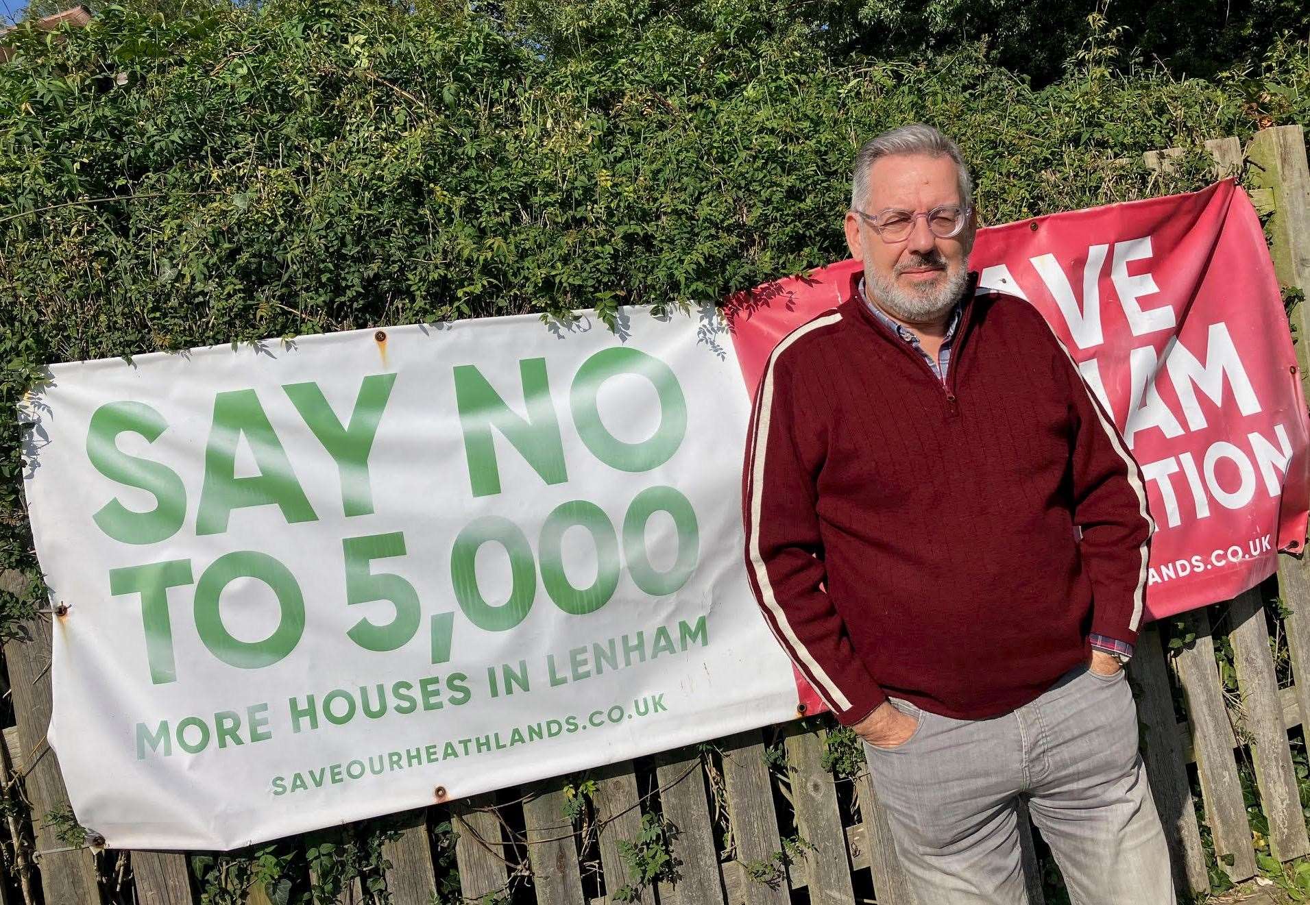 Chairman of Lenham Parish Council John Britt