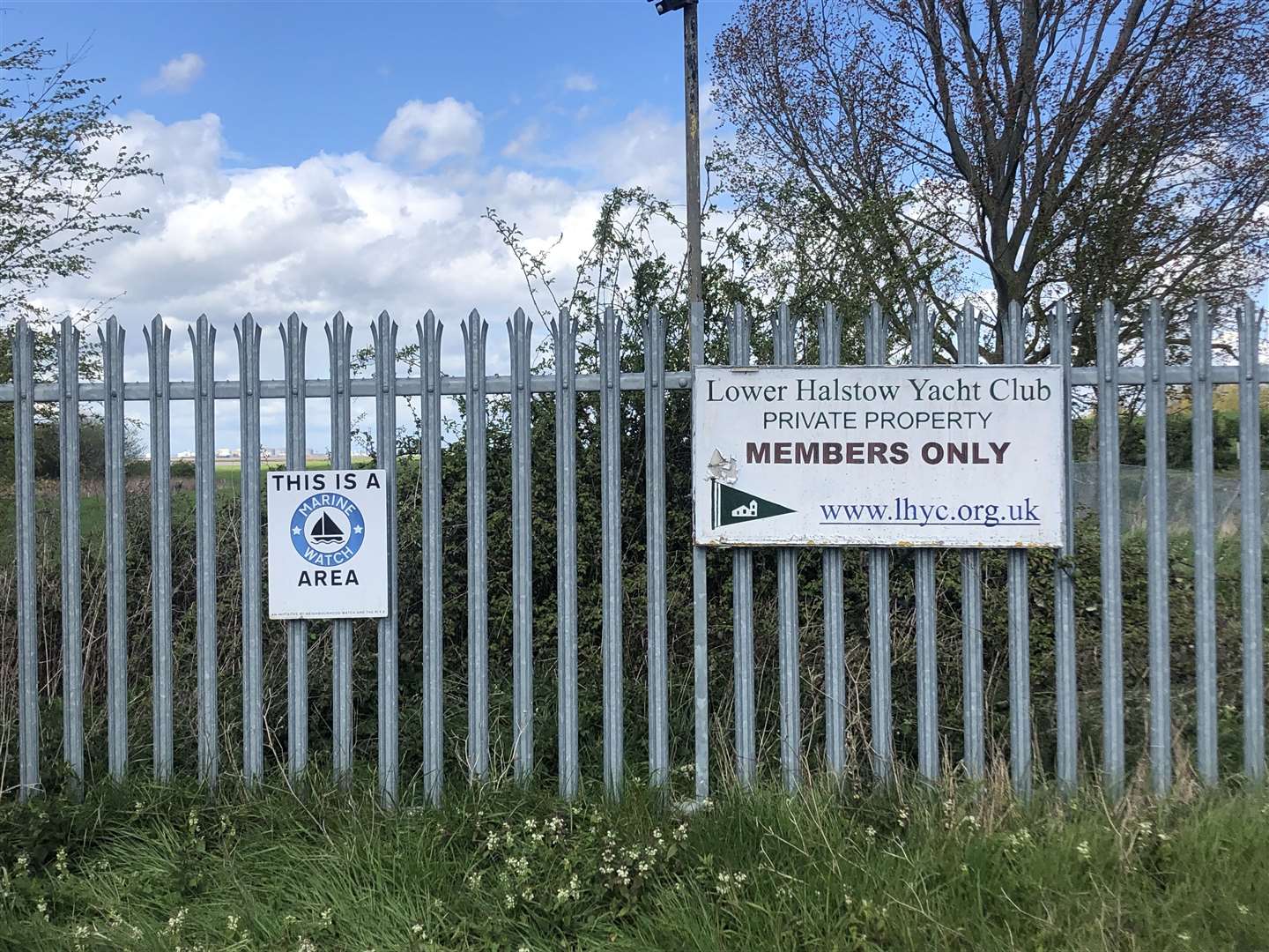 Lower Halstow Yacht Club in Lower Halstow, near Sittingbourne