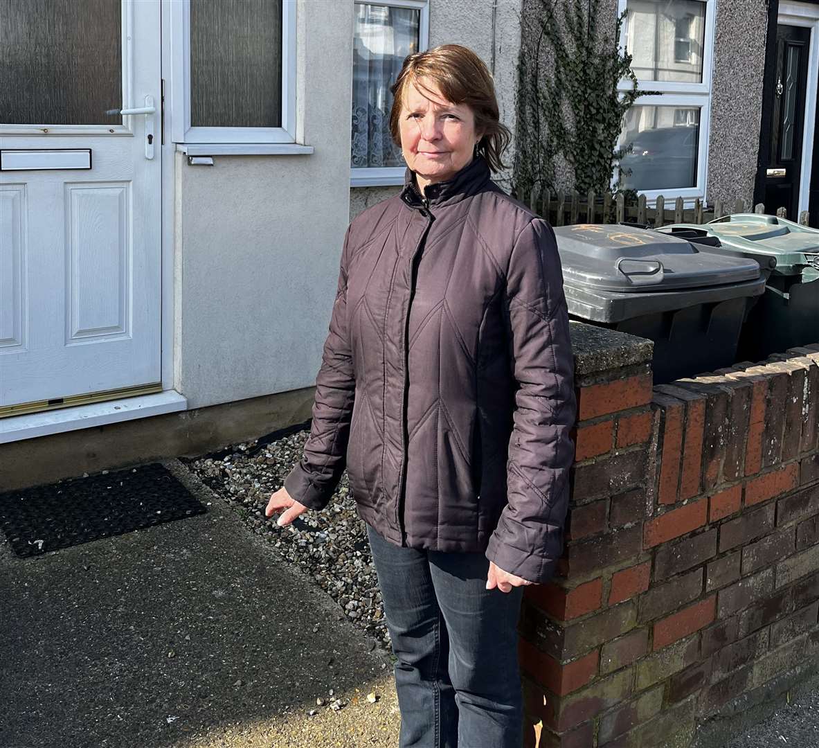 Annette Livie says parking and traffic is a big problem in Swanscombe High Street