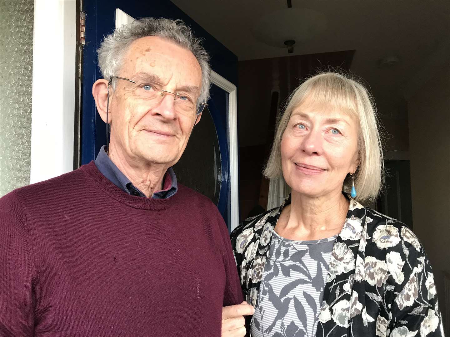 Labour supporters Malcolm Andrews and Kristin Wade