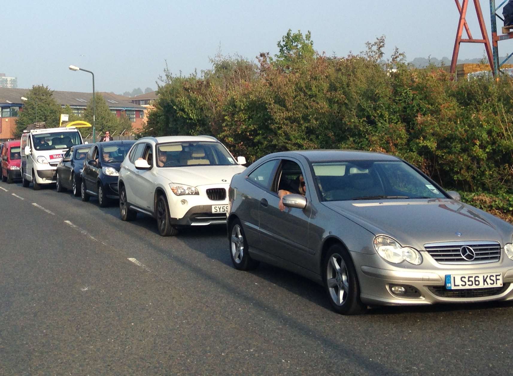 Traffic on the Medway City Estate