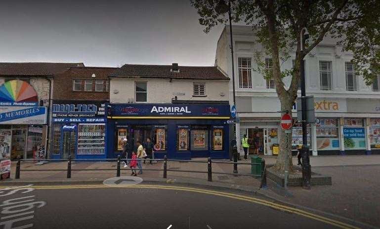 Admiral Casino in Gillingham High Street. Image from Google Maps
