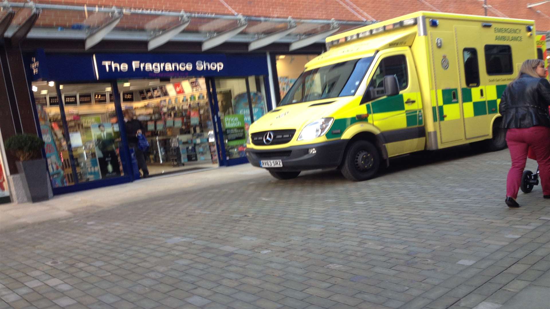 An ambulance was called to Fremlin Walk