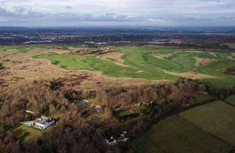 Pedham Place golf course, near Swanley, has been earmarked for thousands of new homes