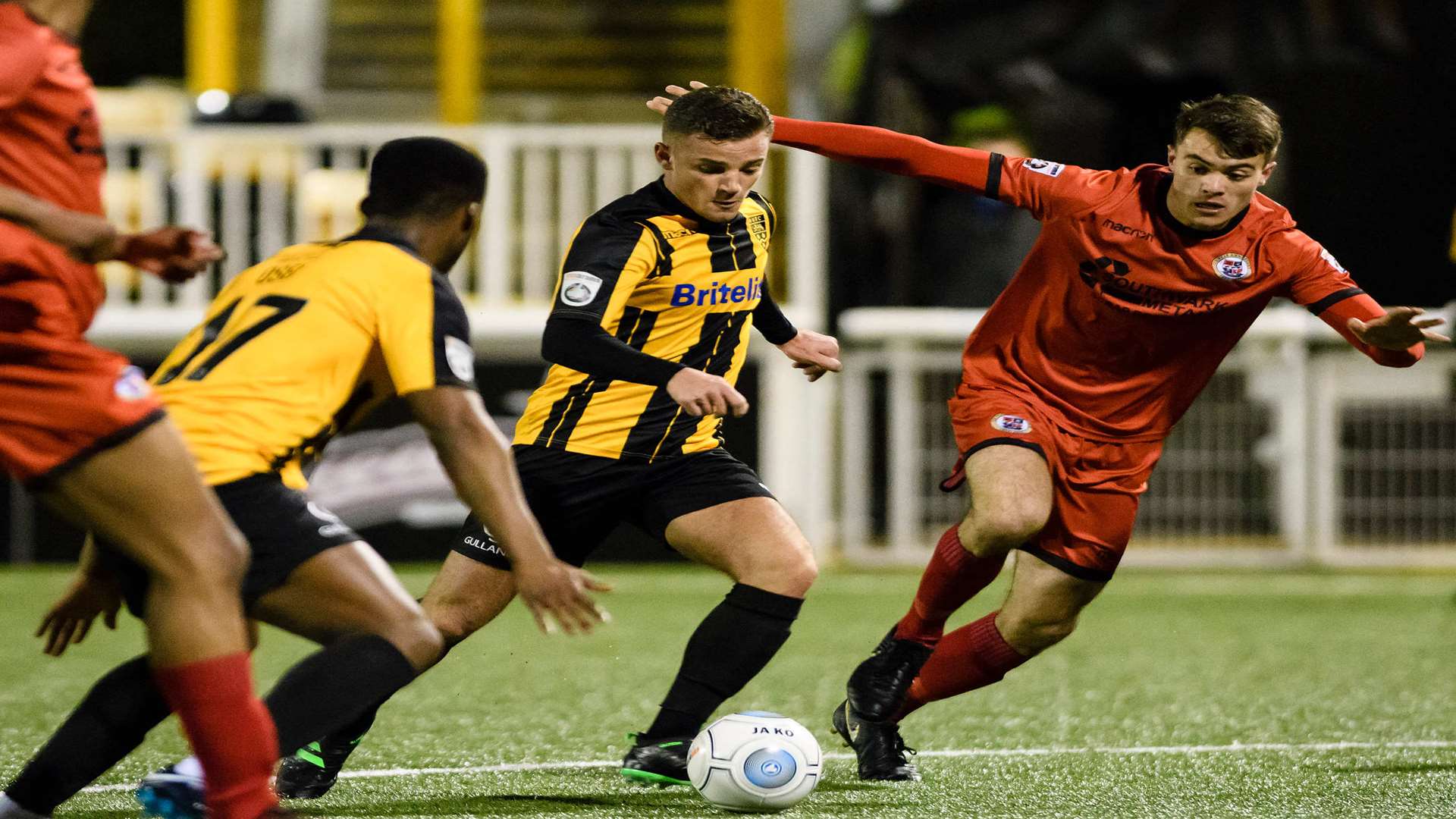 Jack Richards goes for goal Picture: Andy Payton