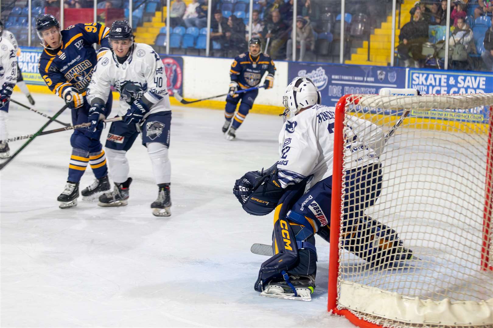 Netminder Bradley Windebank faced his old team Picture: David Trevallion