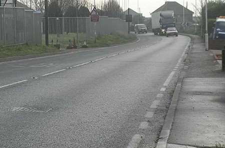 The stretch of road where the tragedy happened. Picture: MIKE PETT