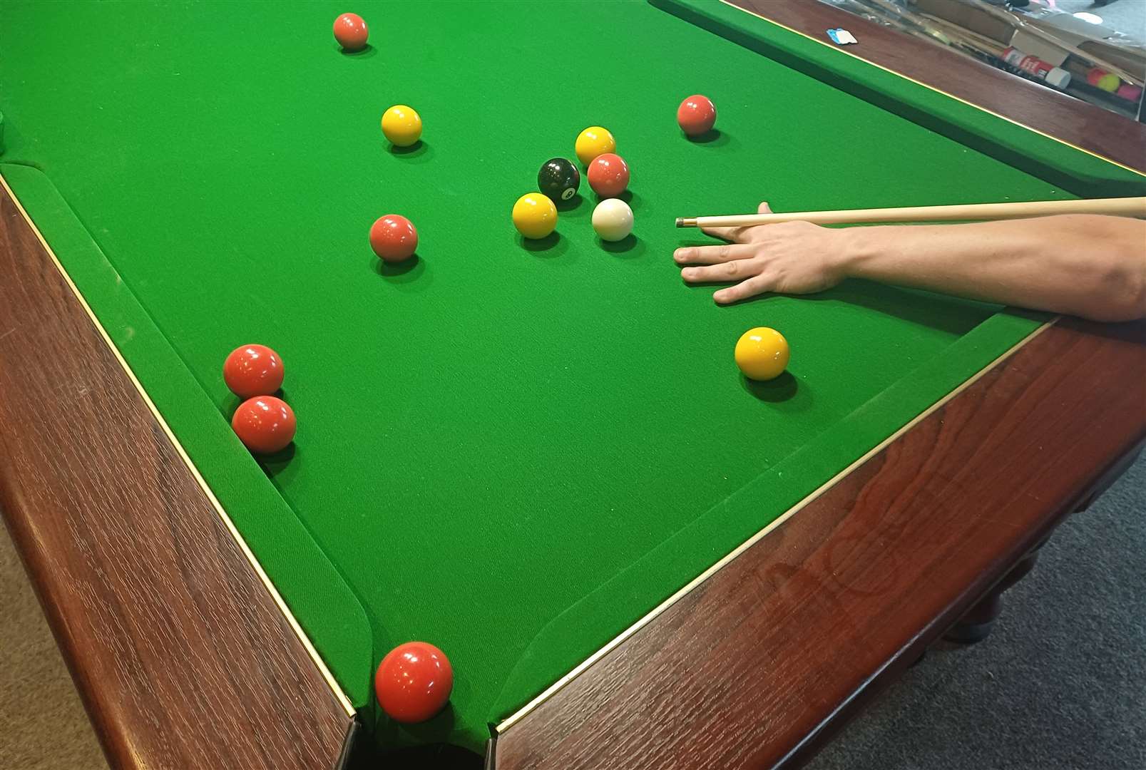 The facility will still have several pool tables for people to play on