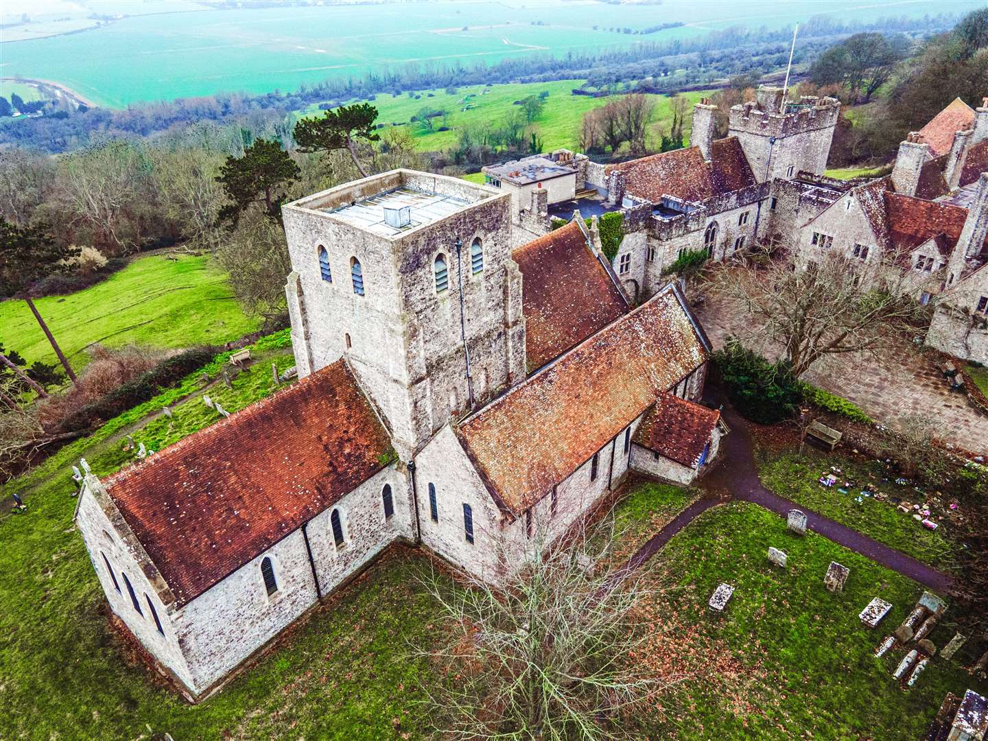 The site near Hythe has been being prepared for brides and grooms to be who were suddenly cancelled on last month. Credit: Scott Collier