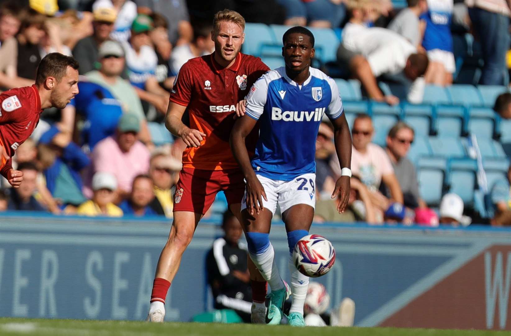 Joe Gbode started for the Gills against Tranmere on Saturday Picture: @Julian_KPI