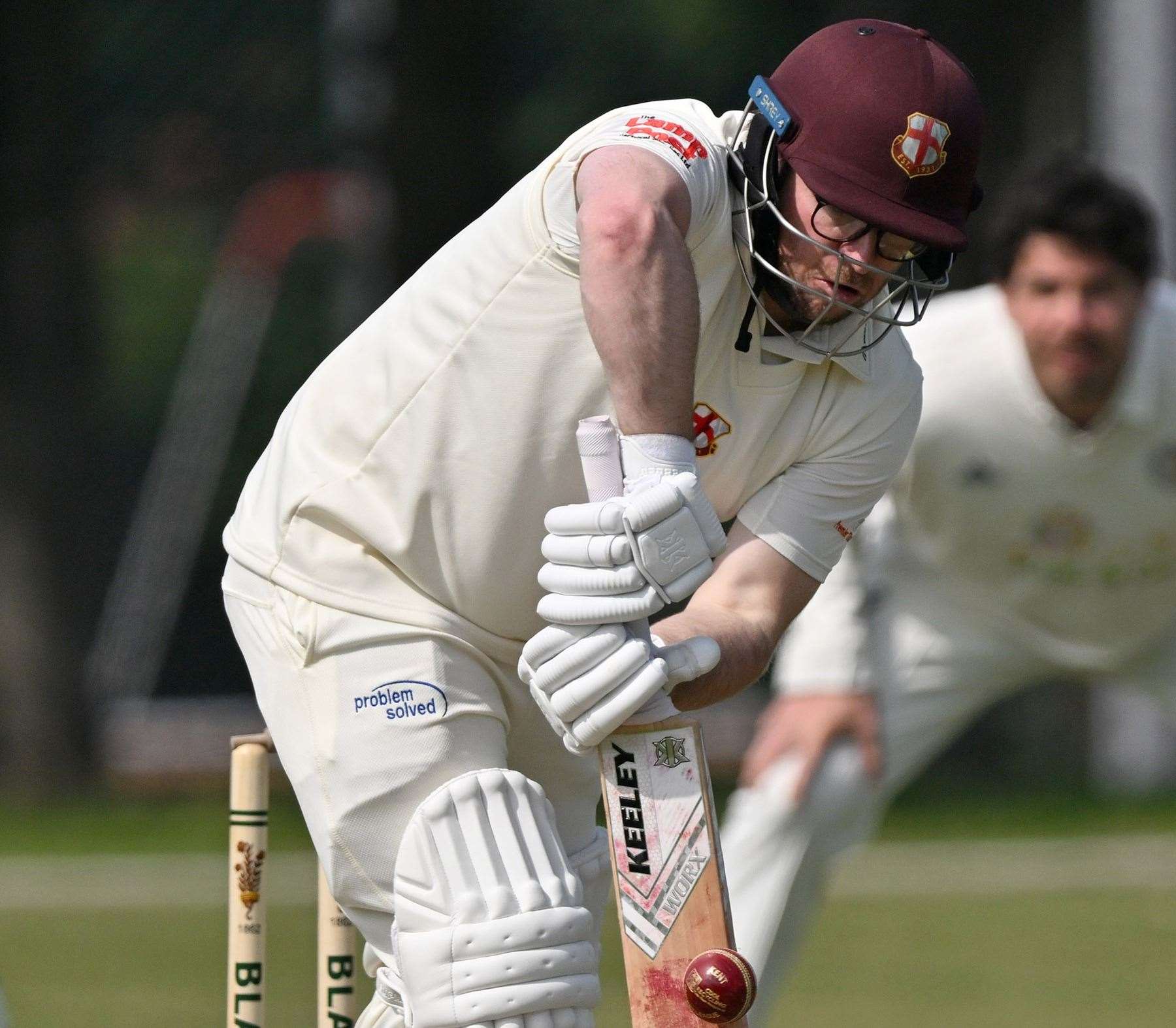 Minster opener Dan Stickels hit 73 in a 134-run partnership with captain David Masters Picture: Keith Gillard