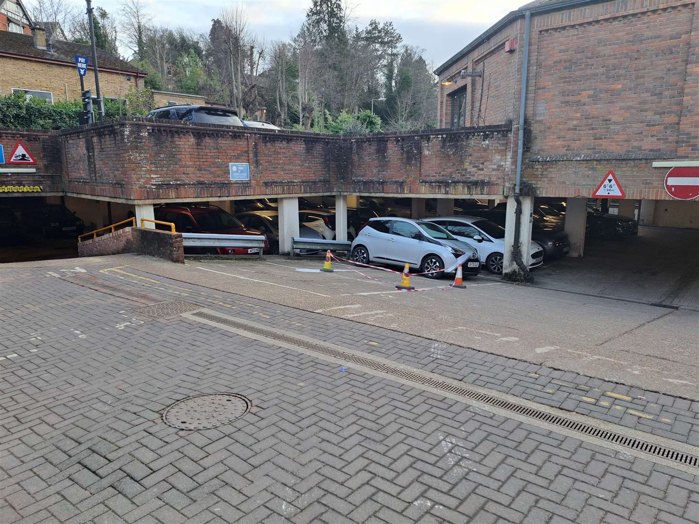 The Linden Park Road car park in Sussex Mews