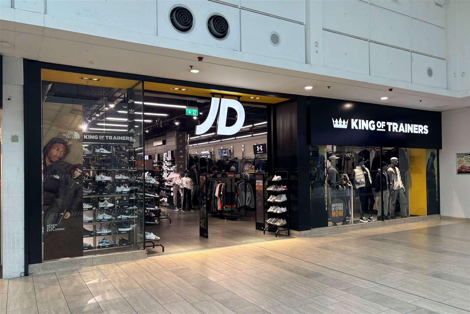 JD Sports replaced the former Mothercare branch in Ashford in November 2017