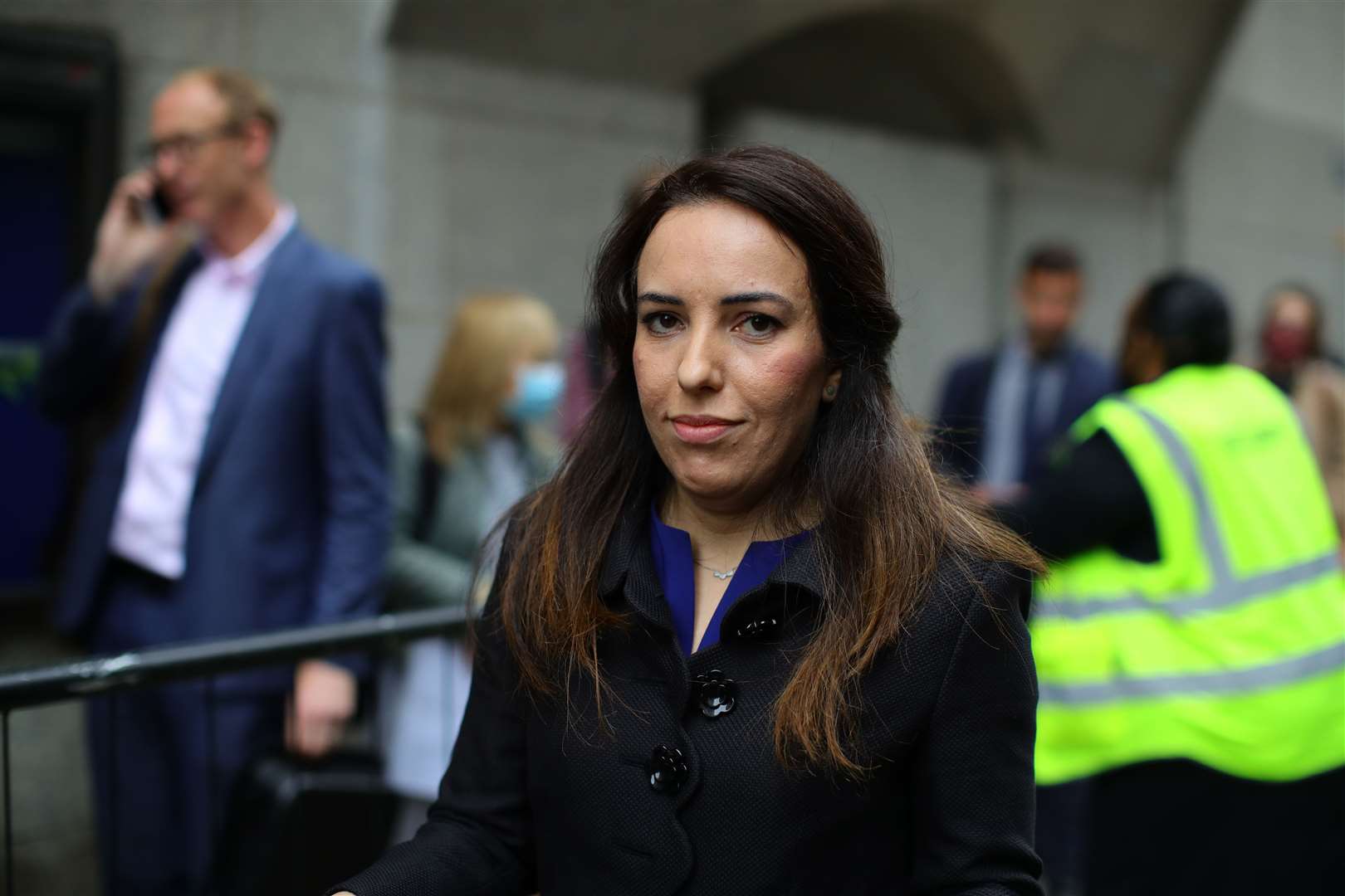 Julian Assange’s partner Stella Moris arrives at the Old Bailey (Aaron Chown/PA)