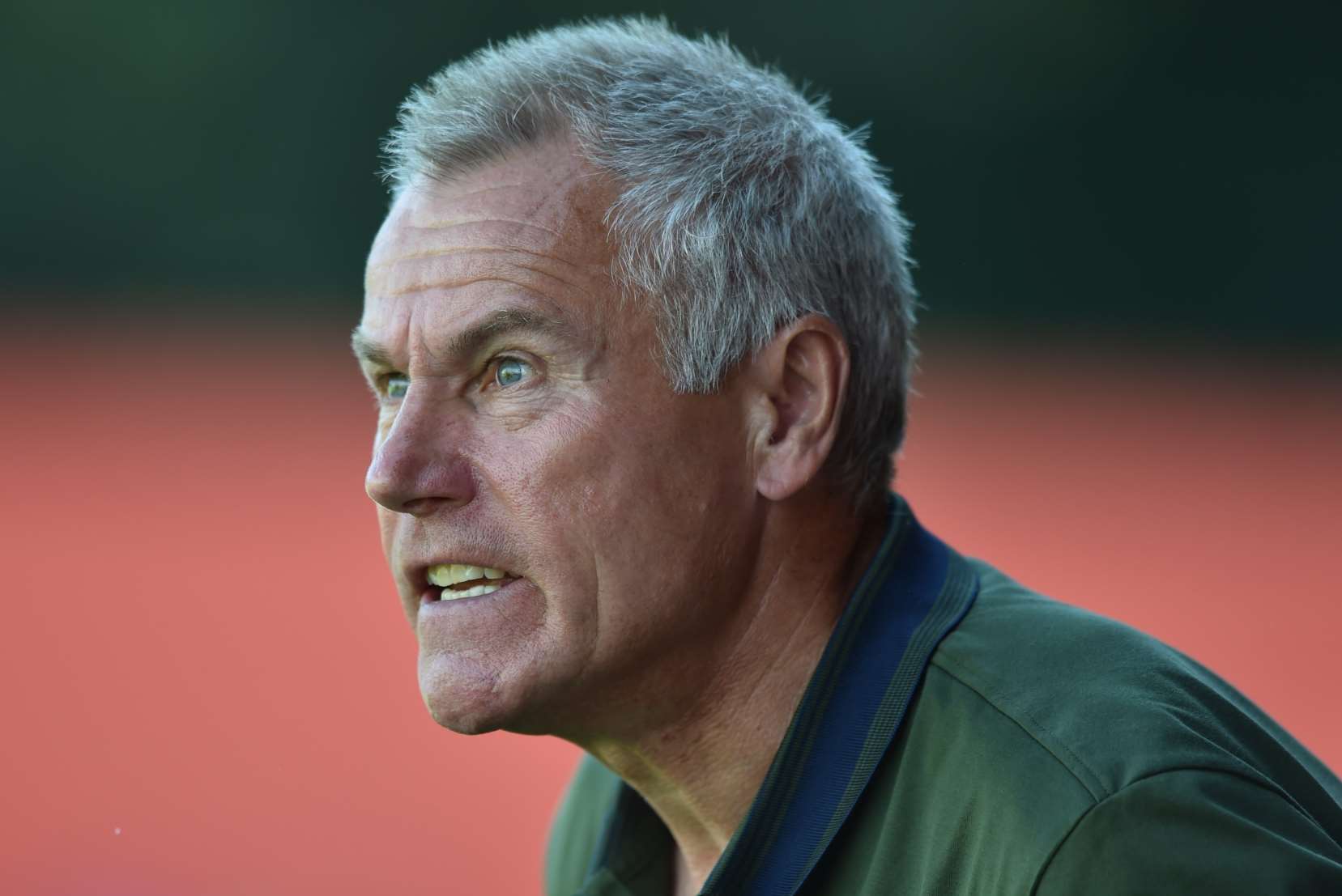 Gillingham manager Peter Taylor reacts to his team's 2-2 draw against ...