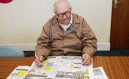 George Gibbs, 83, is on the hunt for a job!