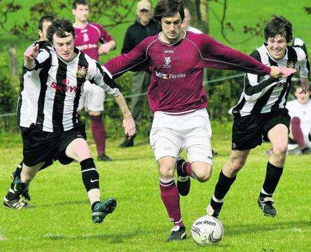 Canterbury City striker Wayne Fittall who scored twice against the University of Kent on Saturday