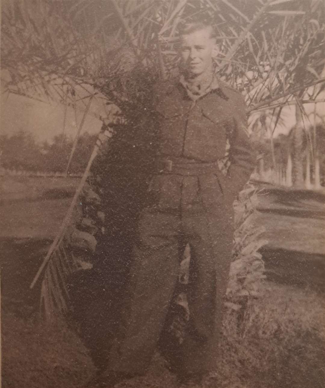 Bill Horn at the Suez Canal in 1944