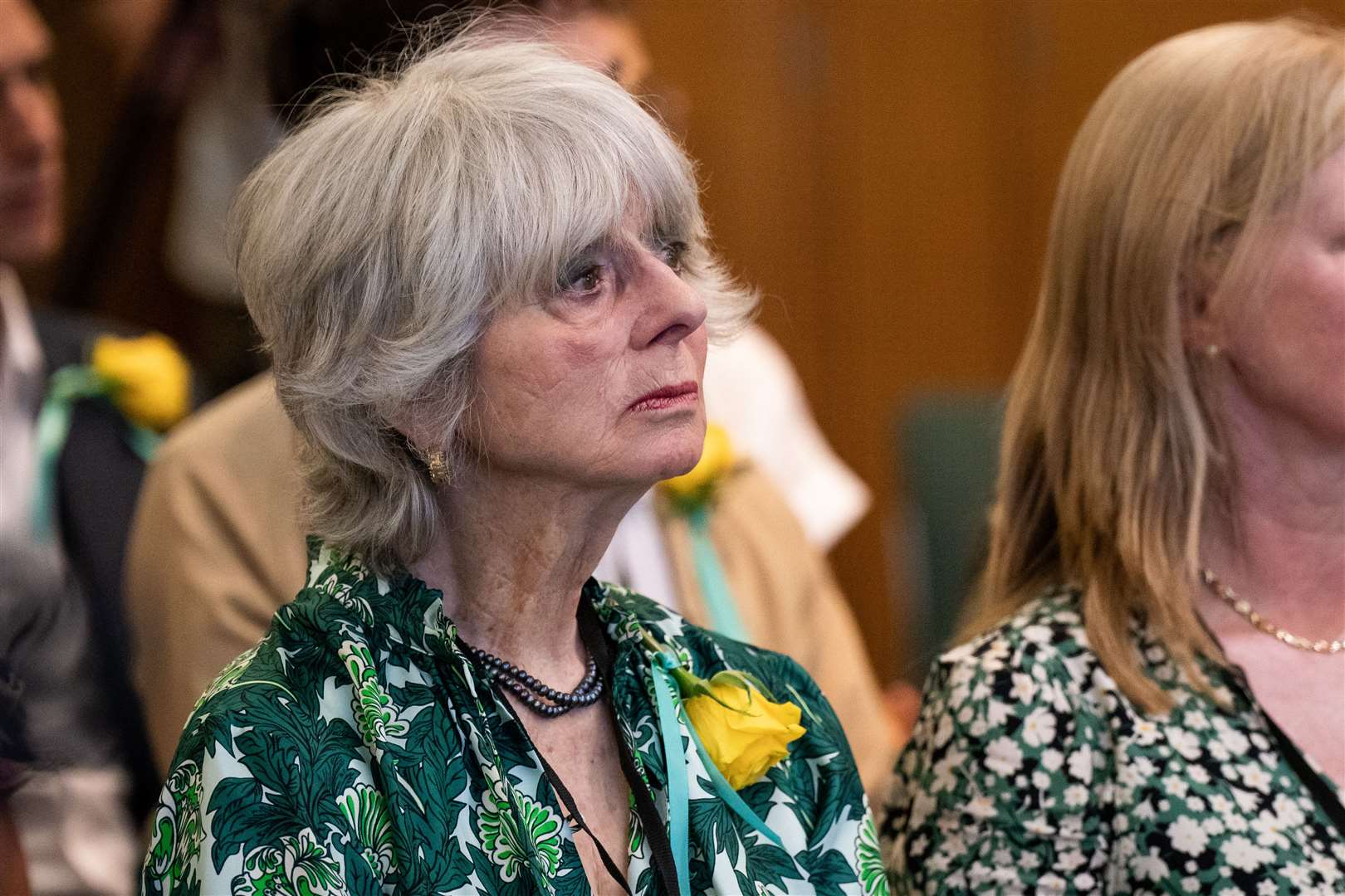 Diana Parkes, Joanna Simpson’s mother, at a screening of a film about her daughter’s killing in the House of Commons (Aaron Chown/PA)