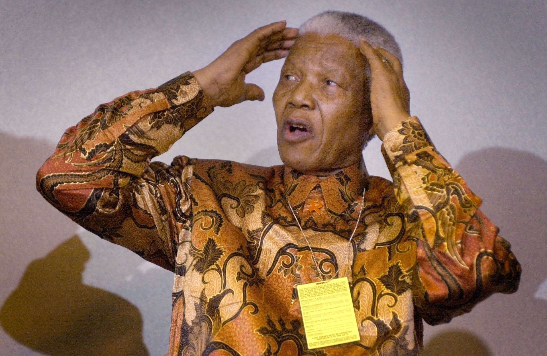 South African president Nelson Mandela was asked about the Lockerbie bombing during a leaders’ summit in Scotland in 1997 – something Tony Blair sought to avoid (Ben Curtis/PA)