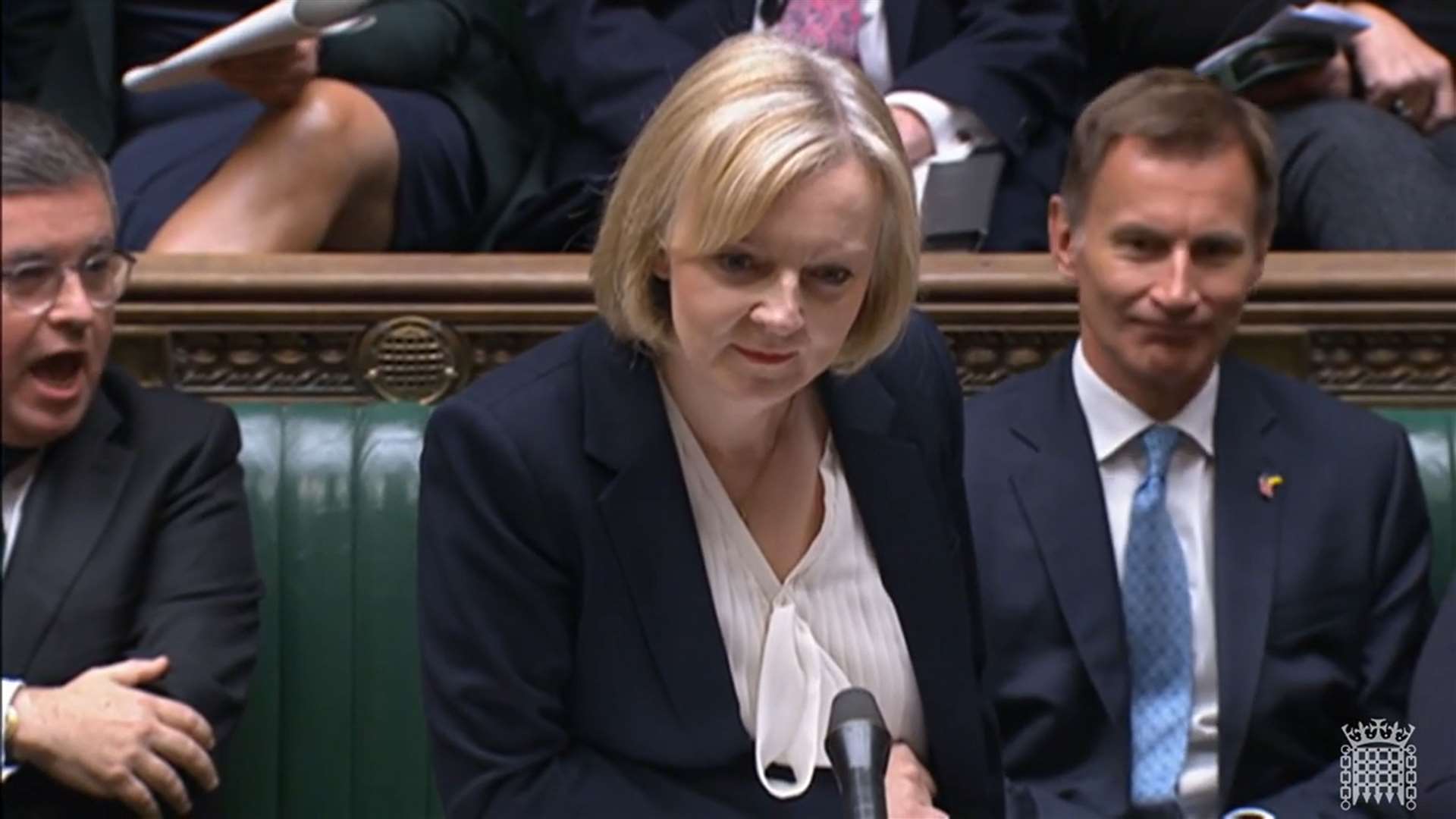 Prime Minister Liz Truss speaks during Prime Minister’s Questions on Wednesday (House of Commons/PA)