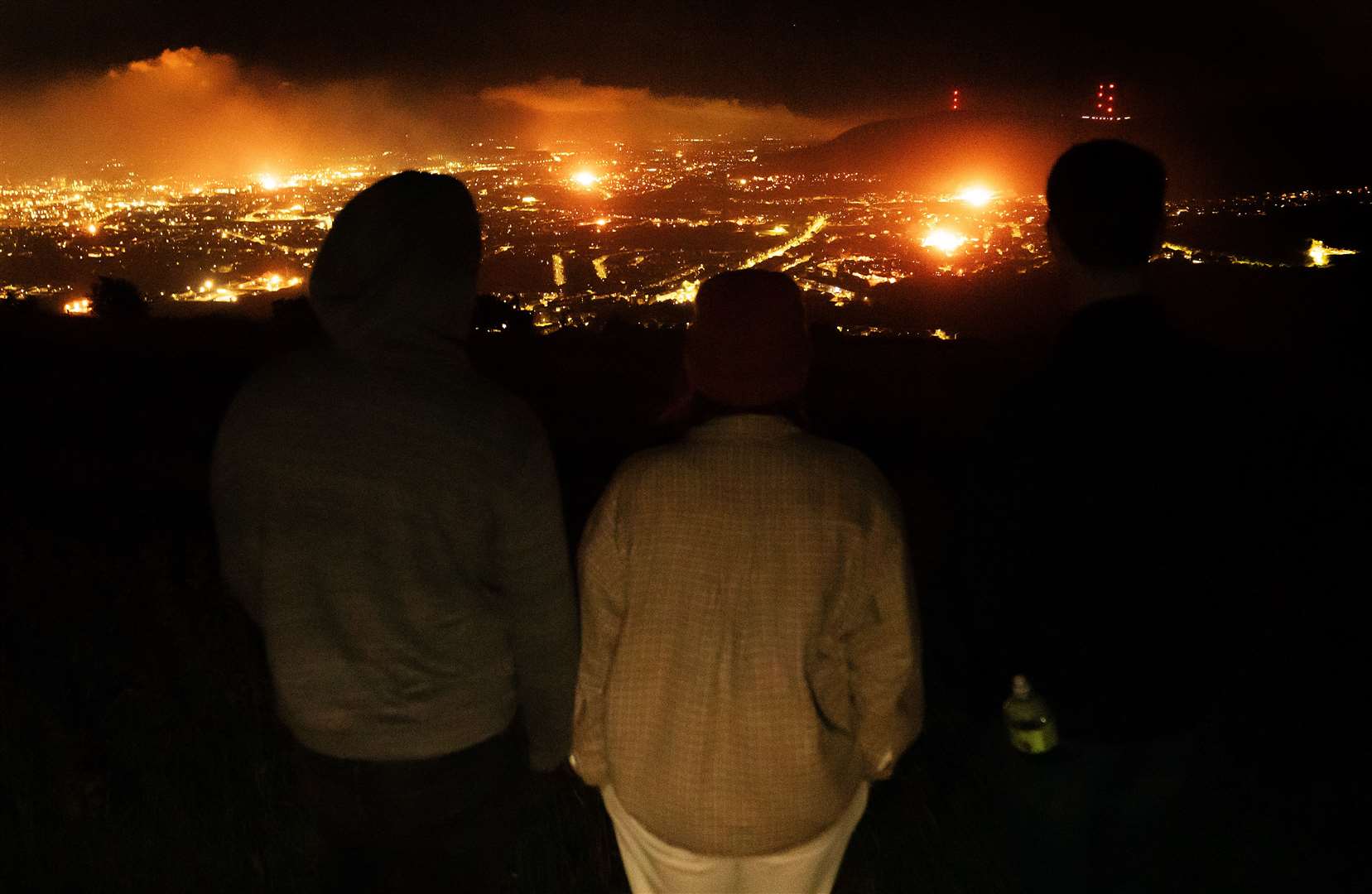 The NI Fire and Rescue Service said it had been a quiet night (Brian Lawless/PA)