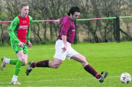 City's Dave Reed takes a shot against Lydd