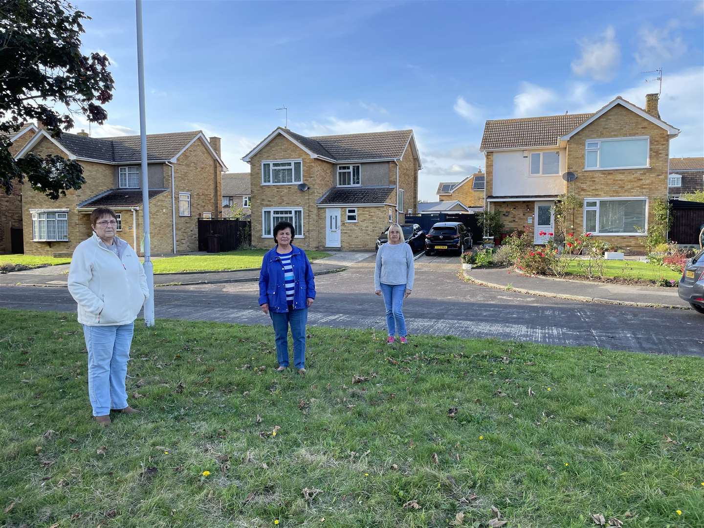 Jan Peacock, Jean Kittle and Lynn Gilbert were among residents who strongly objected to the plans