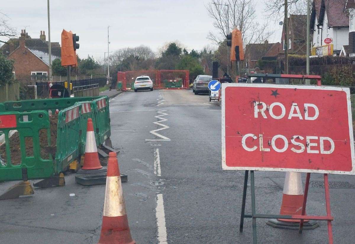 Traffic chaos persists in Canterbury after burst water mains spark gridlock