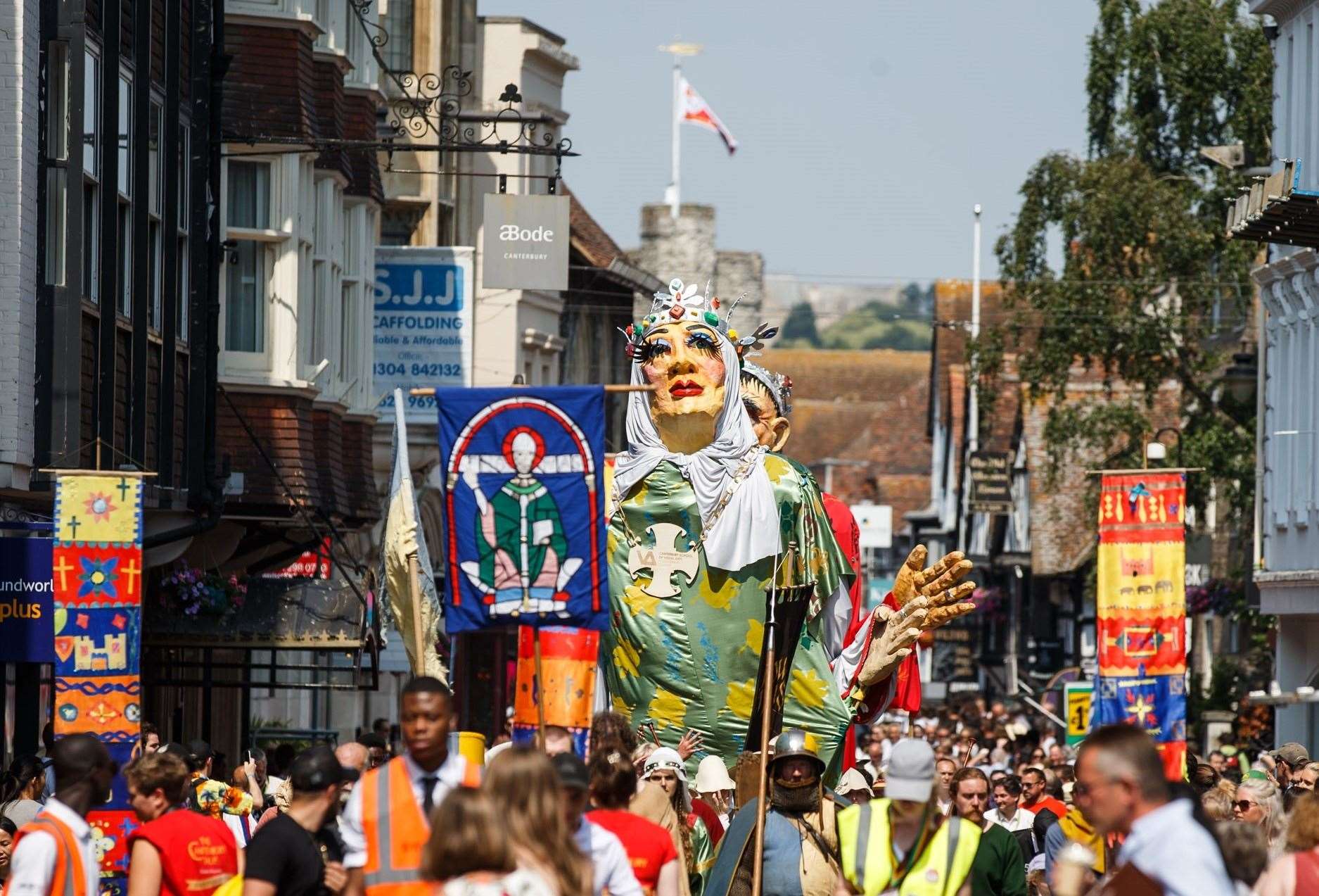 The Medieval Pageant returns to Canterbury for its seventh year. Picture: Matt Wilson
