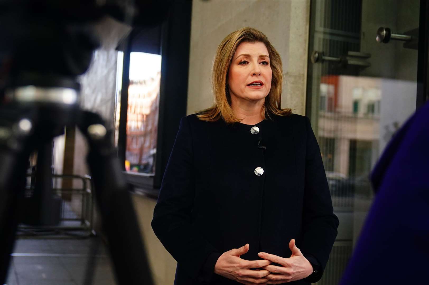 Commons Leader Penny Mordaunt said strike action ‘exacerbates financial problems’ for those taking part (Victoria Jones/PA)