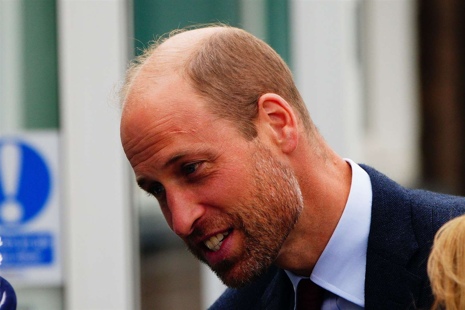 William with his fuller-looking beard (Ben Birchall/PA)