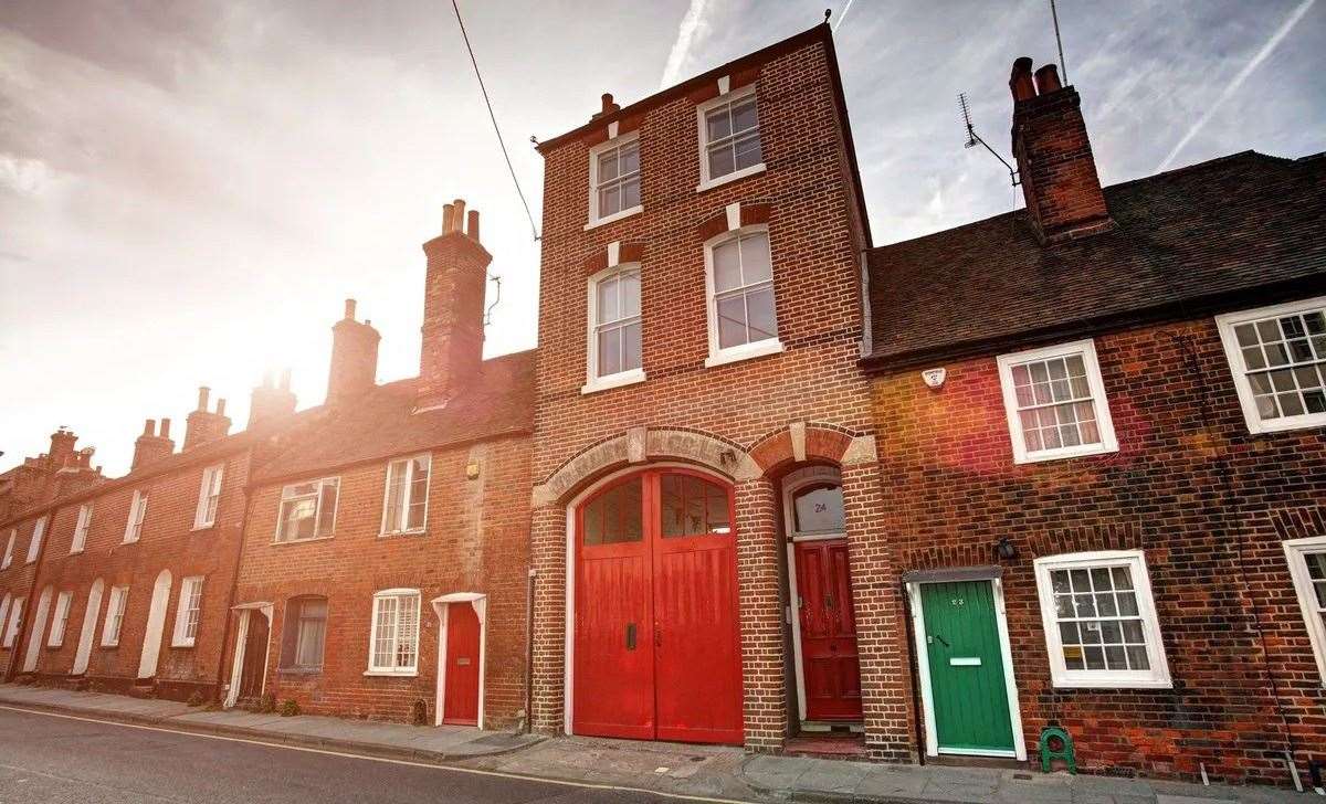 Three properties in Canterbury have gone on the market together for £1.35 million. Picture: Miles and Barr