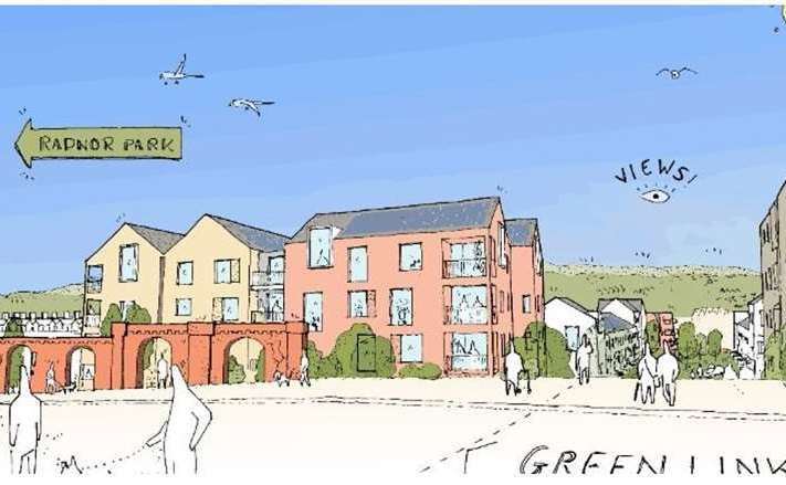 Homes are planned for the former gasworks in Folkestone