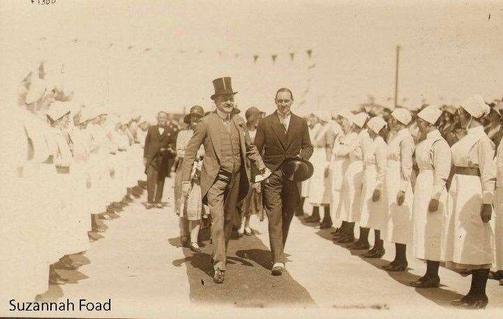 Scenes from the opening ceremony in Margate