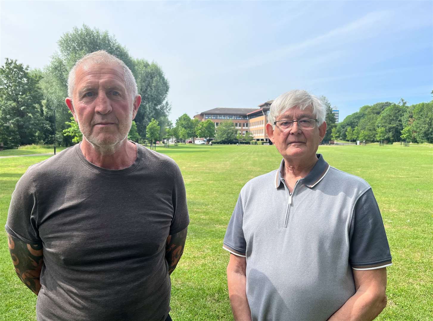 Edward Lockett (left) and Vernon Seager organise the event every year