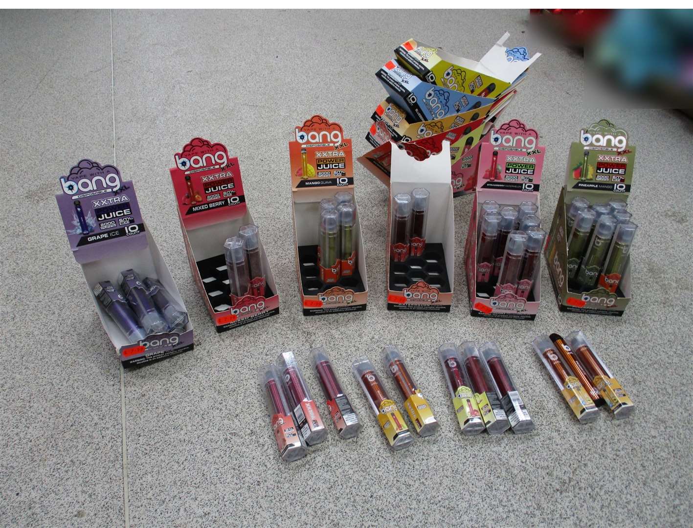 Medway Trading Standards have seized more than 150 illegal e-cigarette items being sold in Gillingham. Picture: Medway Council