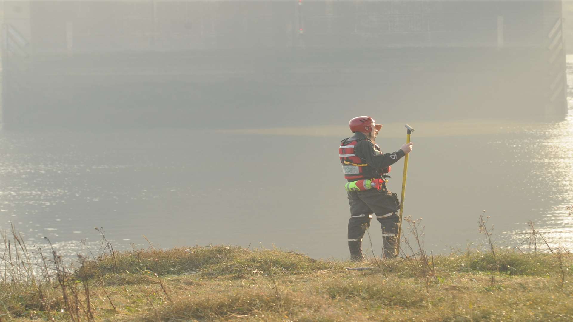 Emergency services searching the River Medway and surrounding area