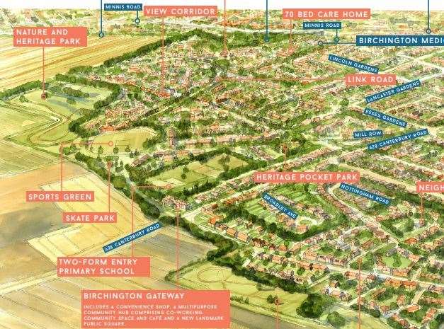 An overview of how the development would be laid out. Picture: Ptarmigan Land and Millwood Designer Homes