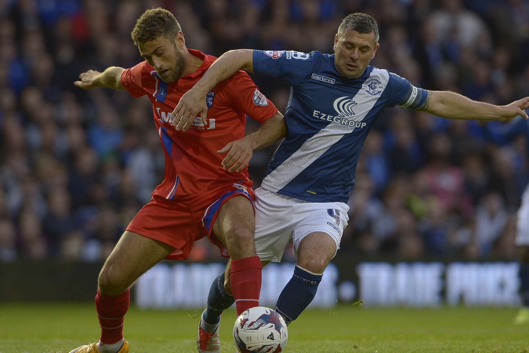 Ben Williamson in action against Birmingham City Picture: Barry Goodwin